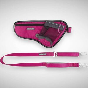 Arcadia Trail Hands Free Reflective Dog Leash‎ 4 FT Berry Walking Hiking